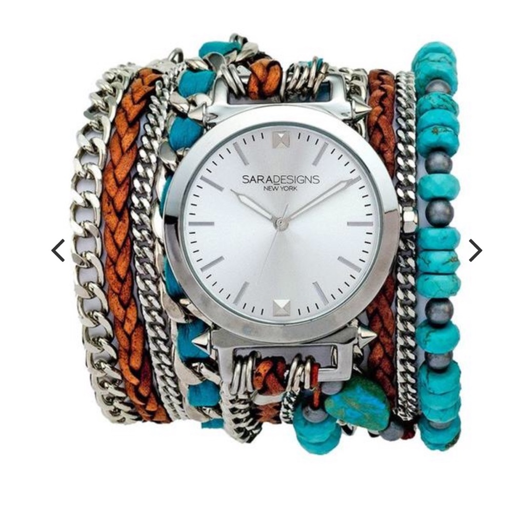 SaraDesigns TURQUOISE WRAP WATCH